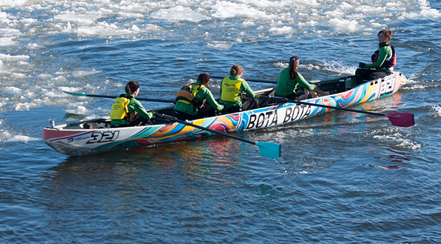 Présentation de l’équipe : Les canotières du Bota Bota